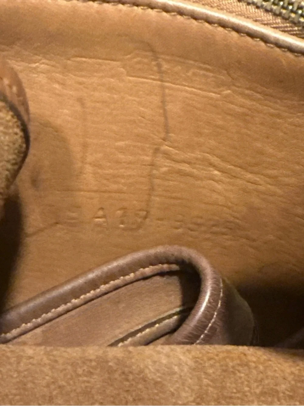 Coach Tan Leather Turn-Lock Crossbody Bag